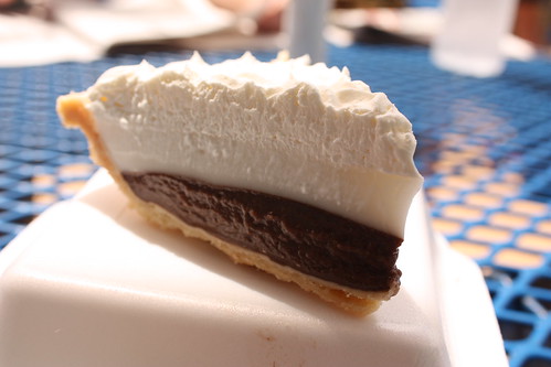 Chocolate haupia pie